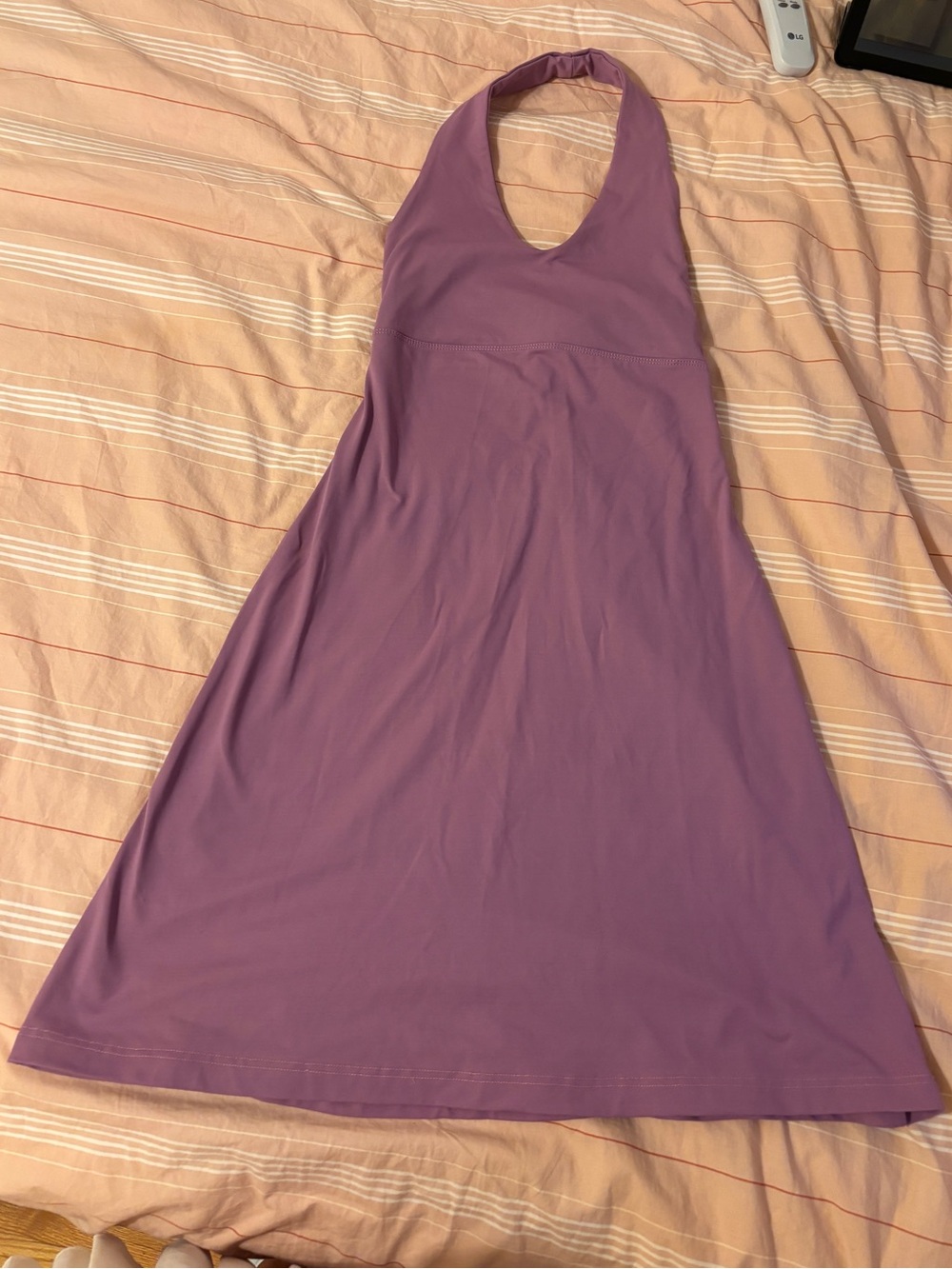 Patagonia Purple Halter Mini Dress